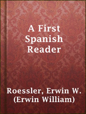 cover image of A First Spanish Reader